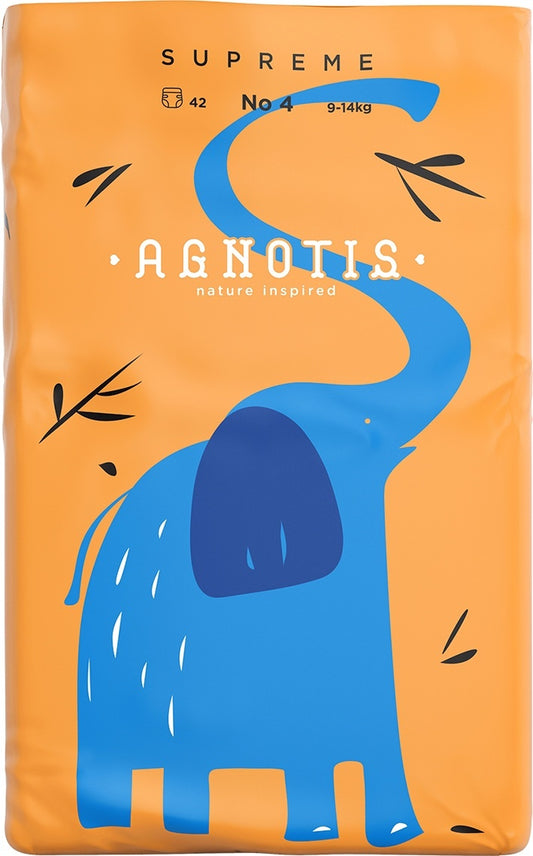 Scutece hipoalergenice Supreme Agnotis, marimea nr. 4, - Imagine 3