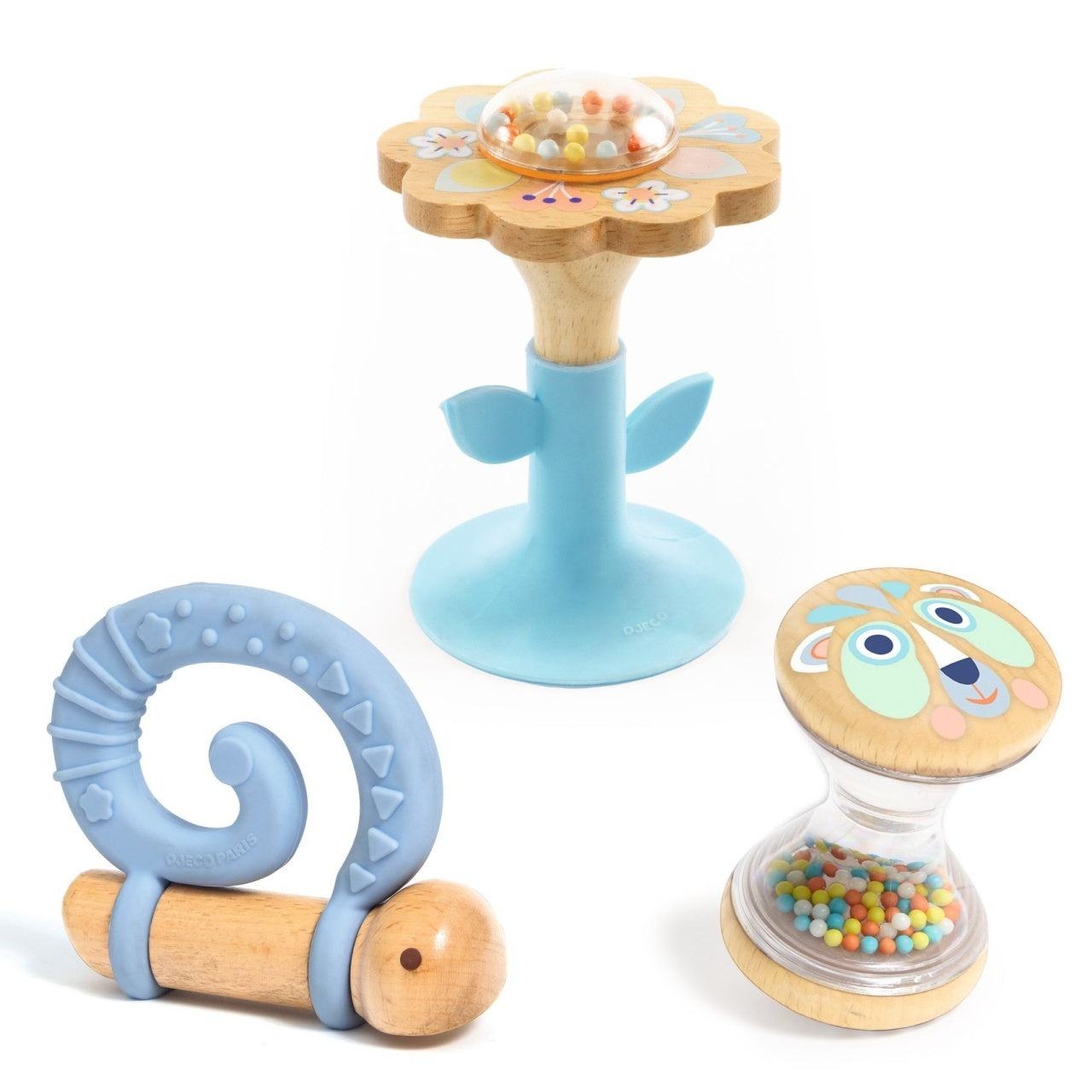 Set 3 jucarii bebe, Djeco - Imagine 2 [ps:7e4e011e-16d4-429b-8313-93aea0fdb3ca]