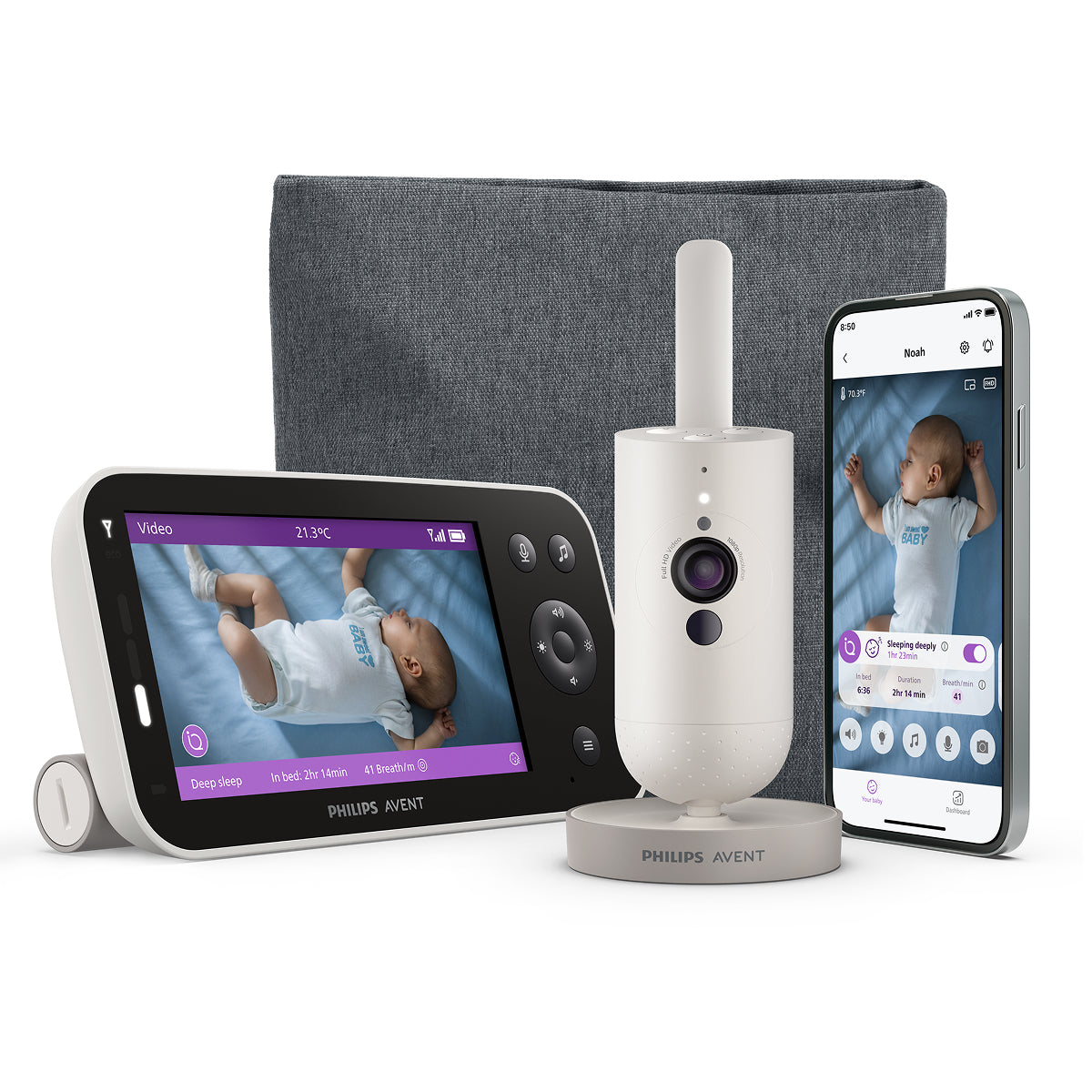 PHILIPS SCD971/26 Avent Baby Monitor, monitor video, 1 buc - Imagine 3