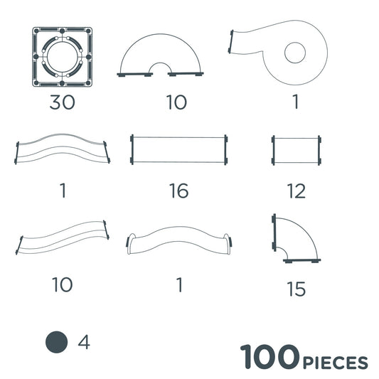 Jocuri magnetice Circuit cu bile luminoase 100 piese, - Imagine 3 [ps:487e4ec1-2d6d-48fe-ac3d-63a7b01873a3]