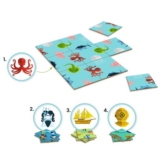 Joc de logica Impossiblo Ocean, Djeco - Imagine 2 [ps:db5545c4-d7d6-470d-8872-315002863c23]