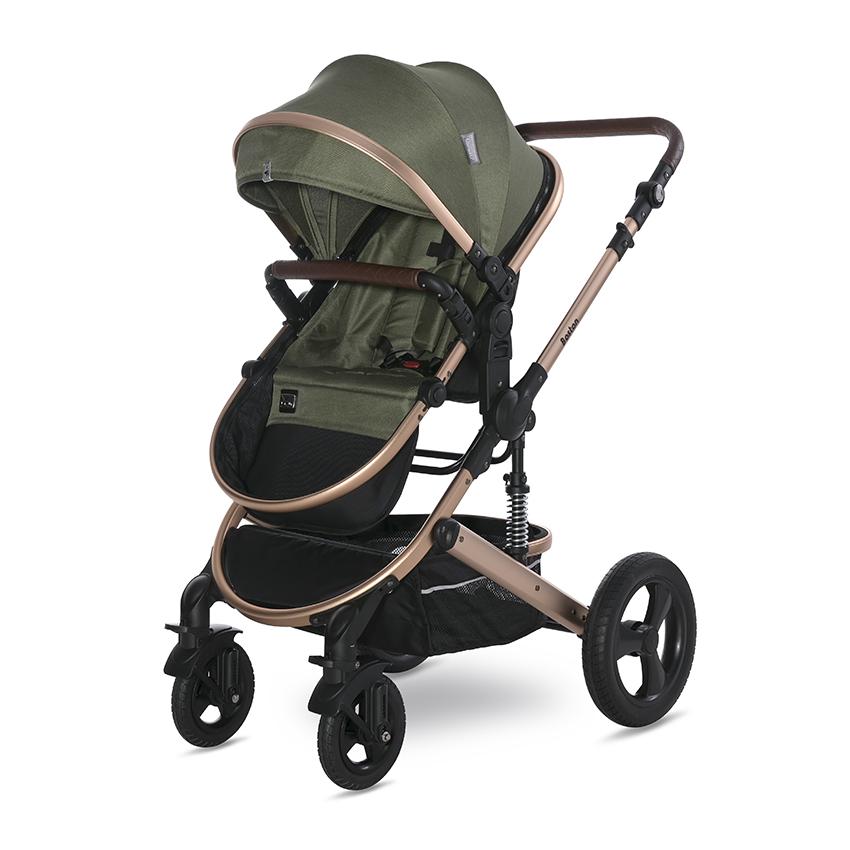 Cărucior Transformabil Lorelli Boston, 0-22 kg, Dolphin Grey - Loden Green (3) [ps:7ff3ea30-ec2e-45ab-a865-a2599ddec943]
