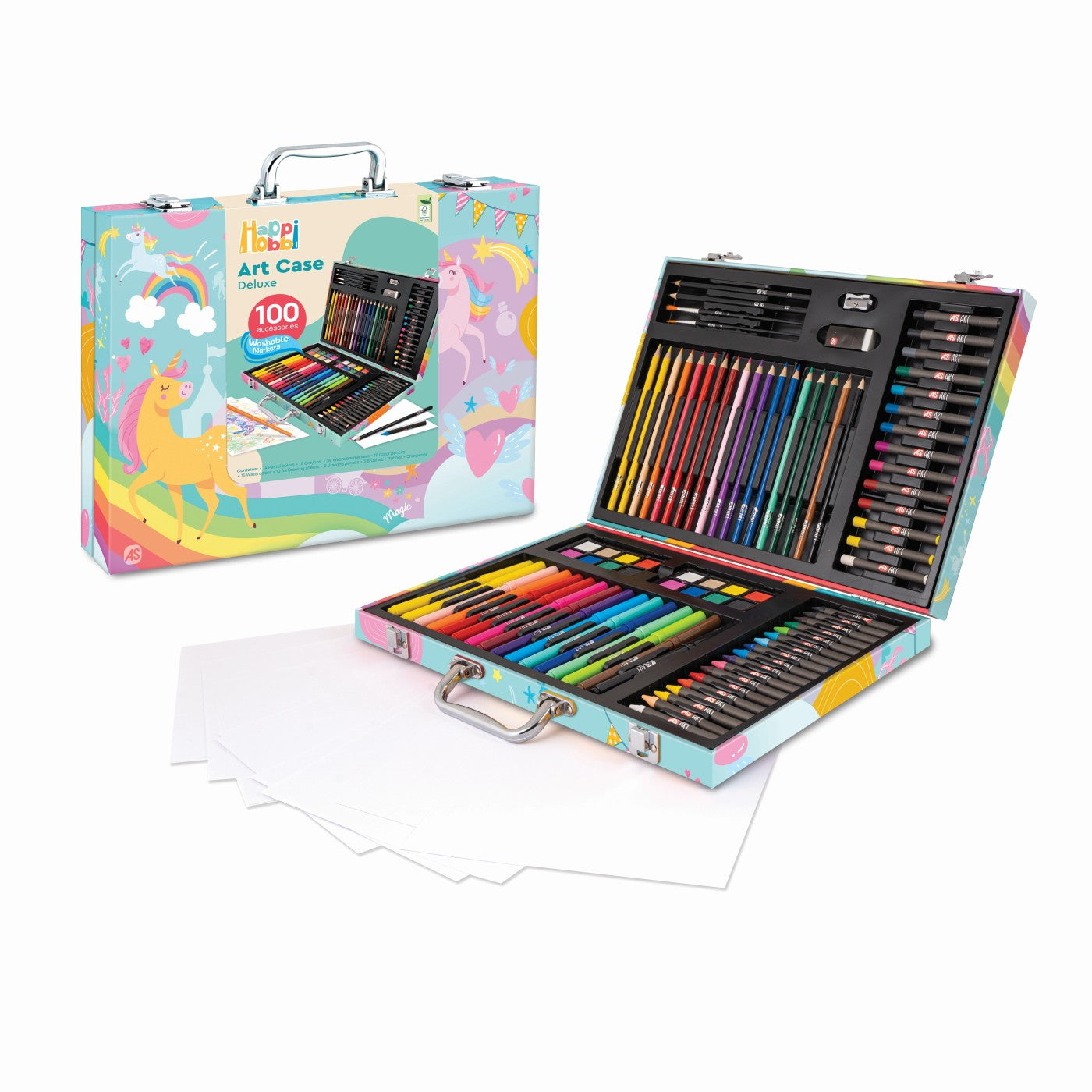 HAPPI HOBBI ART CASE SET DE DESEN DELUXE CU 100 DE - Imagine 4 [ps:3e18a304-26a8-47ce-970d-ba19cd60f0c0]