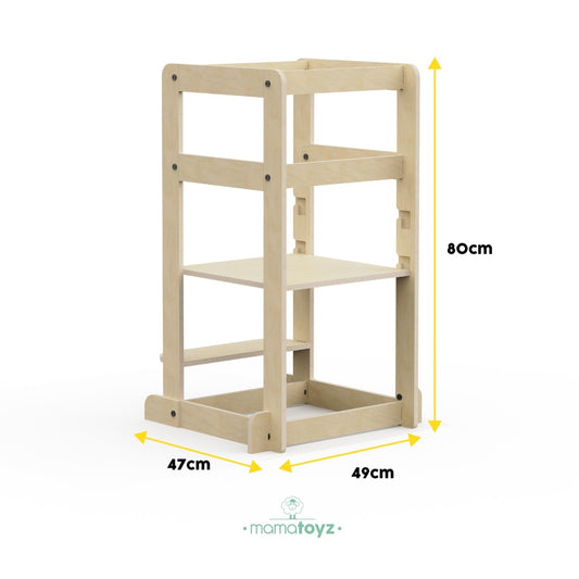 Turn de invatare multifunctional Kule Lite, Natur, MamaToyz - Default Title (3) [ps:fbbf11c7-0410-4458-8bb1-8e377b9fc869]