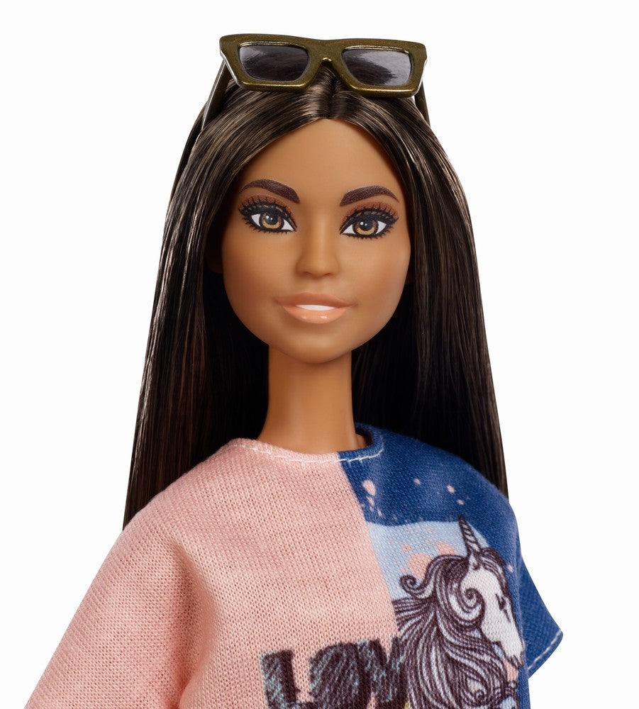 PAPUSA BARBIE FASHIONISTA BRUNETA CU PAR LUNG [ps:df0fc31b-c8d1-4b4d-8203-63ebaaaec9ec]