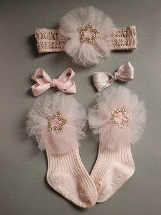 Set 4 piese - sosete cu accesorii Drool (Model: F) - Imagine 3
