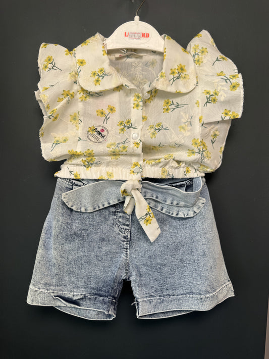 Set cămașă cu flori și pantaloni scurți denim Pampal 4 - 2 ANI (3) [ps:137bea68-e516-4d62-bd0f-746245f7ad01]