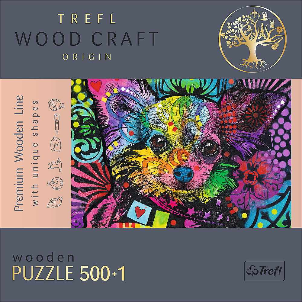 PUZZLE TREFL DIN LEMN 500+1 PIESE CATELUSII DRAGALASI - Imagine 5 [ps:cf5cf8c8-024a-44a5-8843-5df5b0ab8982]