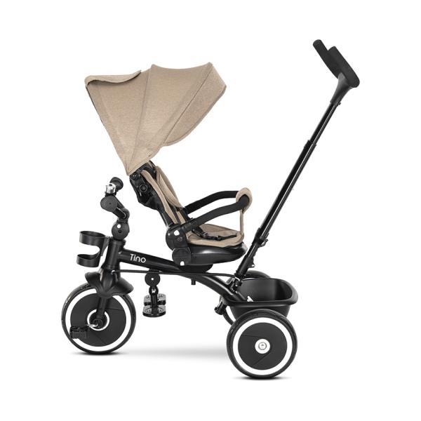 Tricicletă Lorelli Tino, Scaun Rotativ 360°, Pink - Beige (3) [ps:4f5bf85b-cdf1-489d-952b-53d75e827a12]
