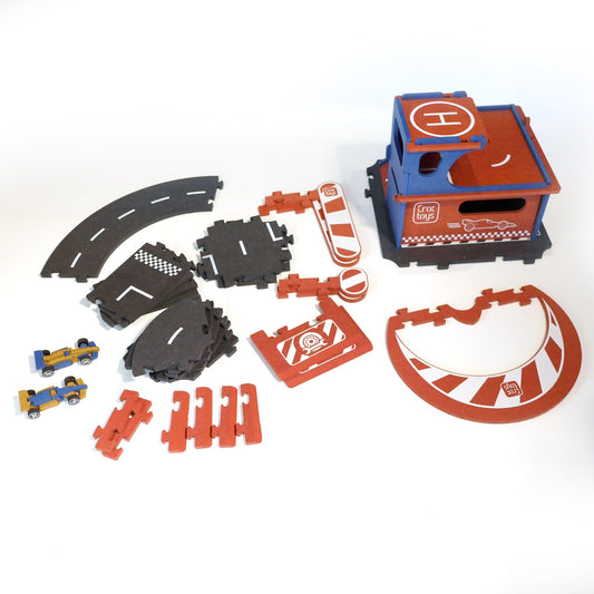 Set de constructie Garaj modular cu pista si 2 masini de - Imagine 5 [ps:ec0e7daf-4f73-41b7-8adf-b4205817f2d6]