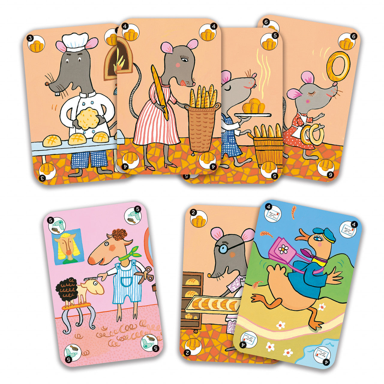 Joc de carti Happy family, Djeco - Imagine 3 [ps:6c40b828-bd78-4104-8367-4694a4f1e3f3]