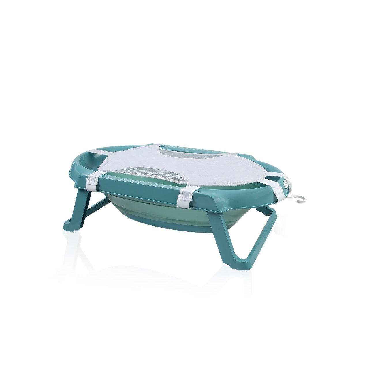 Set cadita pliabila de baie Babyjem, 5 piese, turcoaz - Turcoaz