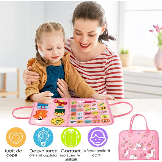 Carte Senzorială Montessori Flippy, Model Unicorni, Roz - Default Title (3) [ps:48463de6-5a7a-45b5-a661-aa0c2de722a8]