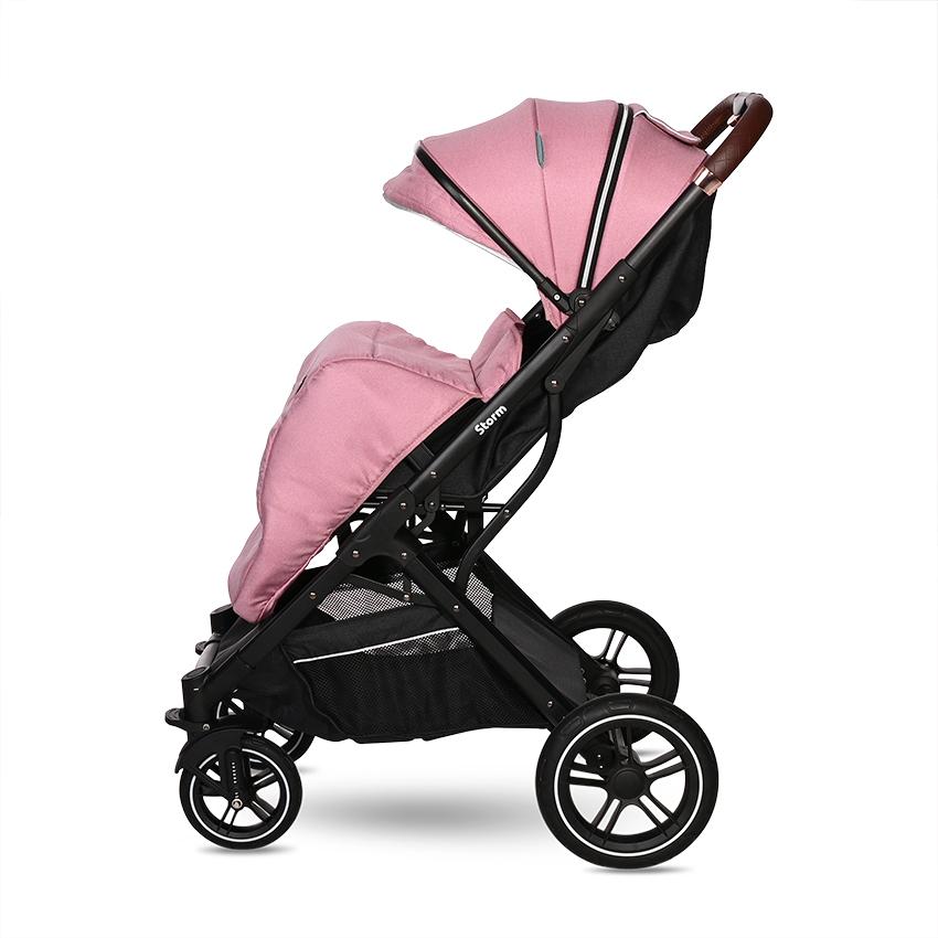 Cărucioar Lorelli Storm, 0 luni - 4 ani, Opaline Gri - roz quartz (3) [ps:b481bc35-c91f-4a91-85b5-88c91fac40d3]