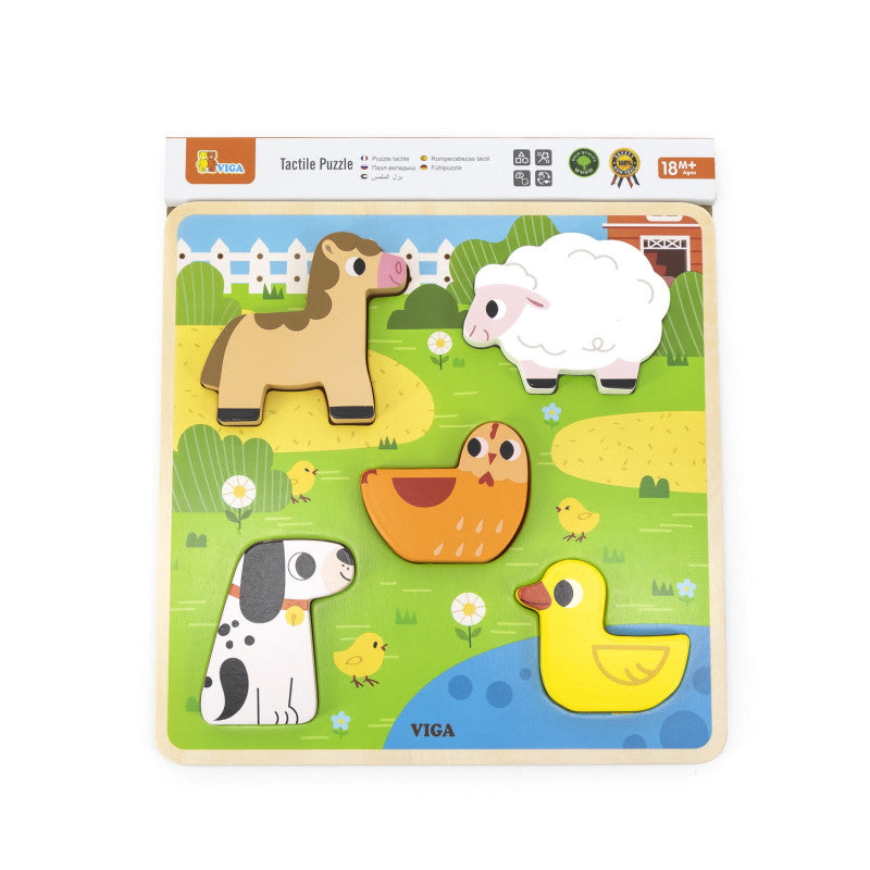 Puzzle senzorial Animale din ferma, Viga [ps:41b5da5a-8fa1-42aa-a0c4-7ccd71cb41a3]