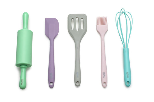 SET 5 PIESE MINI USTENSILE BAKING, MELII, COLORATE - Imagine 2 [ps:a71a661d-114f-4194-8bdb-ee68a200b7d2]