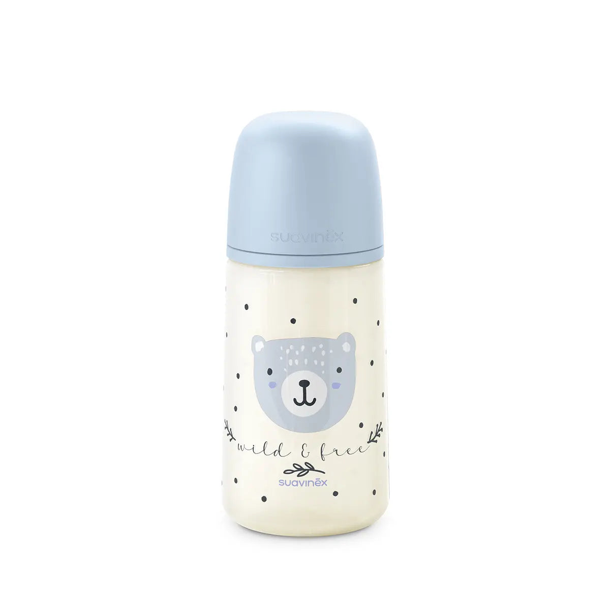 Biberon Suavinex SX Pro 270ml, Debit Mediu M - Bej - Albastru (3) [ps:8d4a2b7c-e014-456b-979f-ca8b84ce760b]