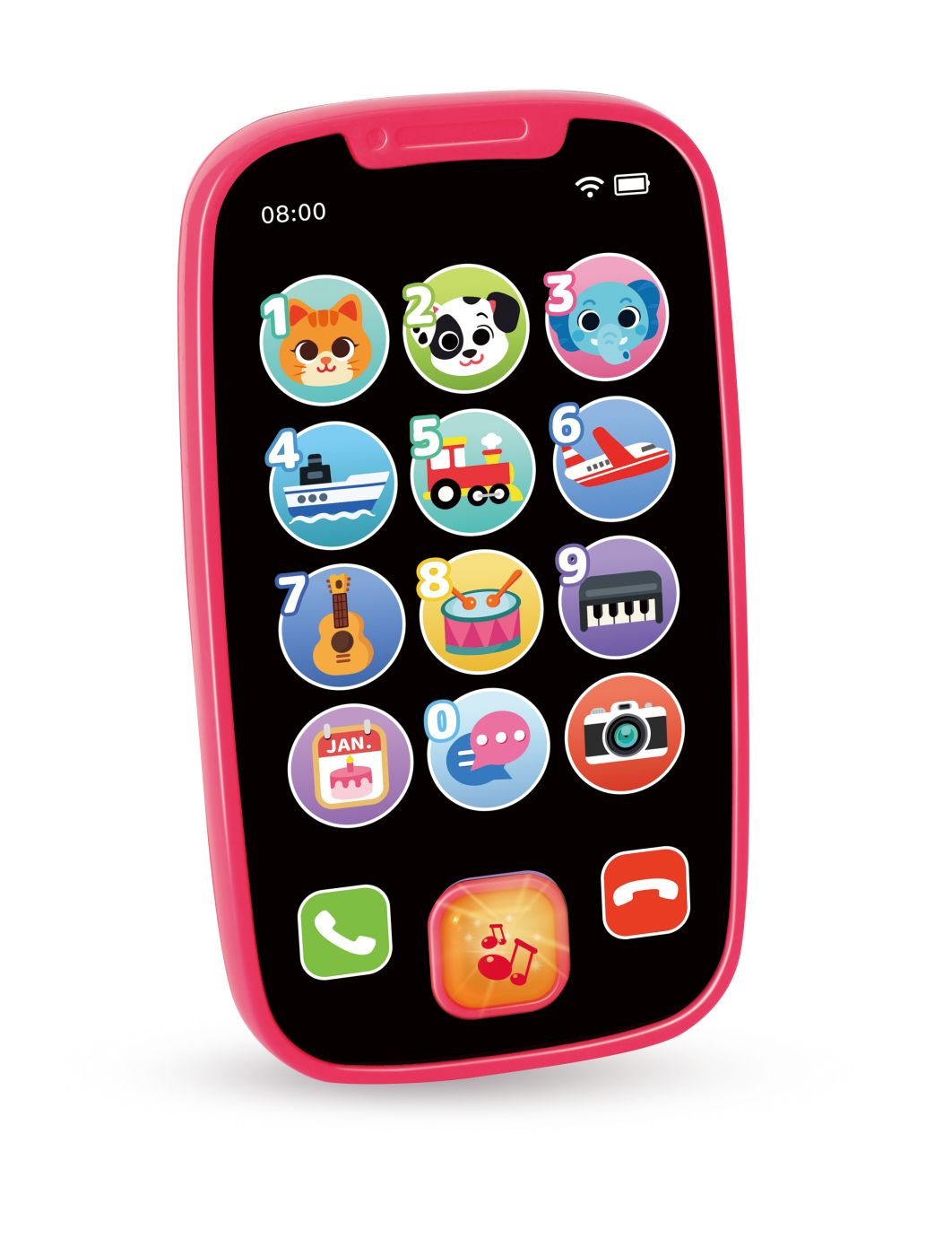 PRIMUL MEU TELEFON SMART ROZ CU MUZICA SI LUMINI [ps:1ba604a8-cc70-4411-a137-c20fd542d5e0]