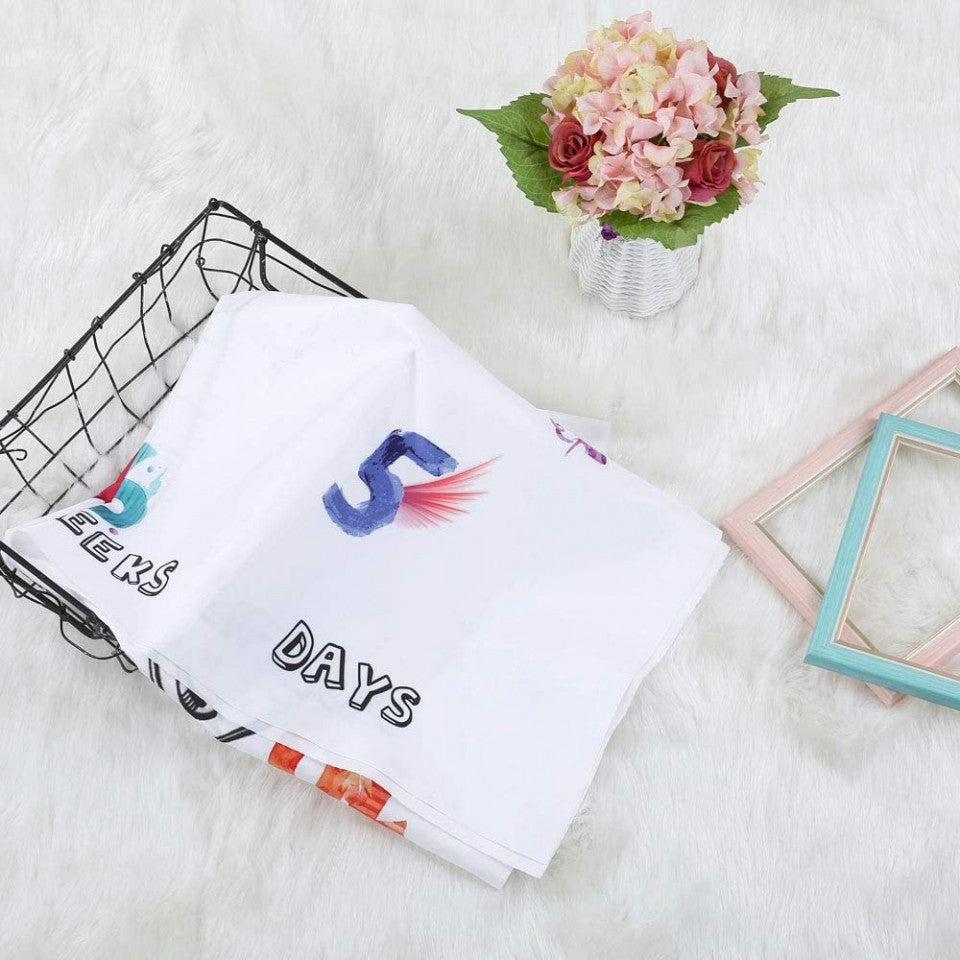 Paturica Milestone subtire pentru fotografii memorabile - Imagine 3