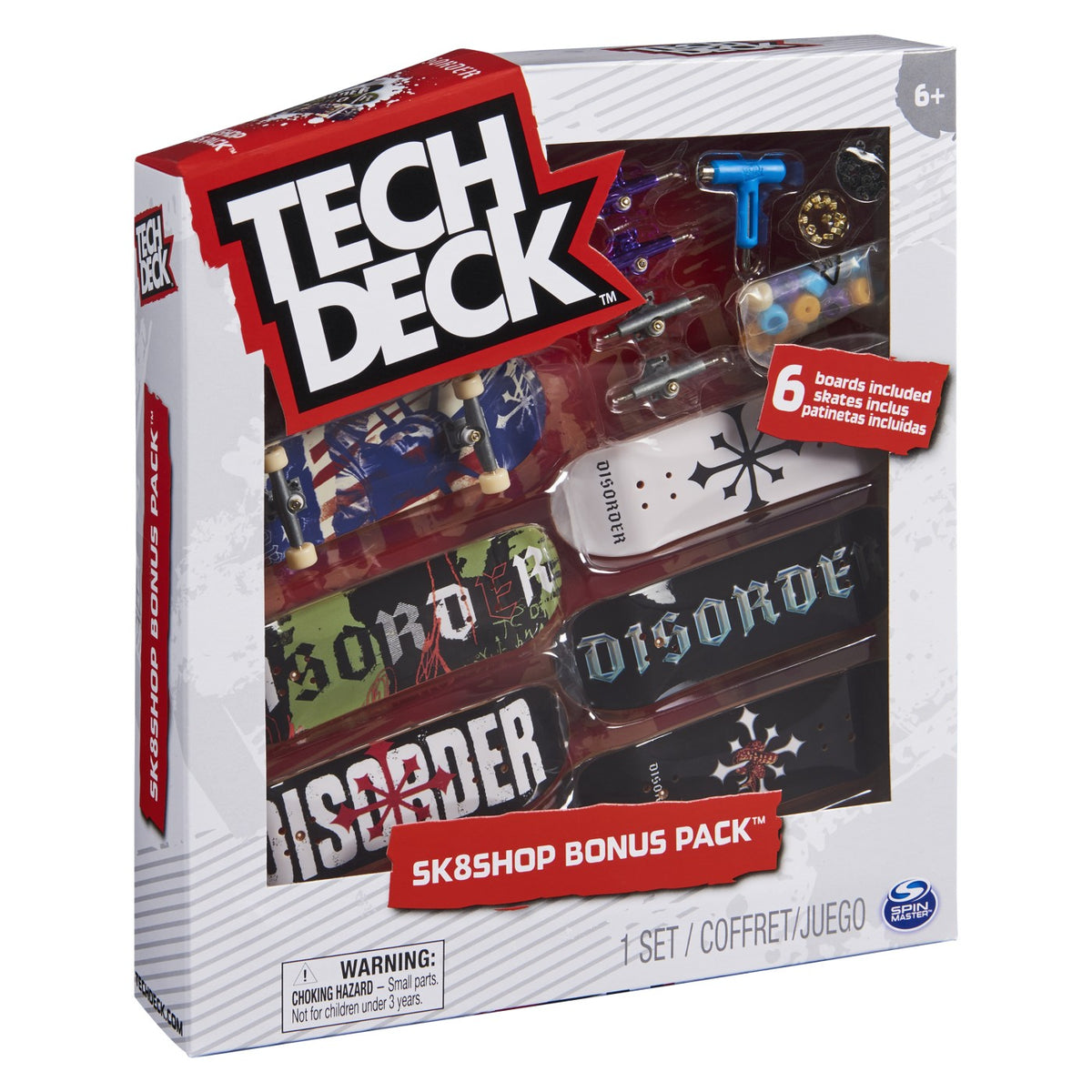 TECH DECK PACHET 6 PIESE CU ACCESORII FINGERBOARD HEART - Disorder (3) [ps:c4c4c944-c359-4d0e-9f10-d57de288ecbc]