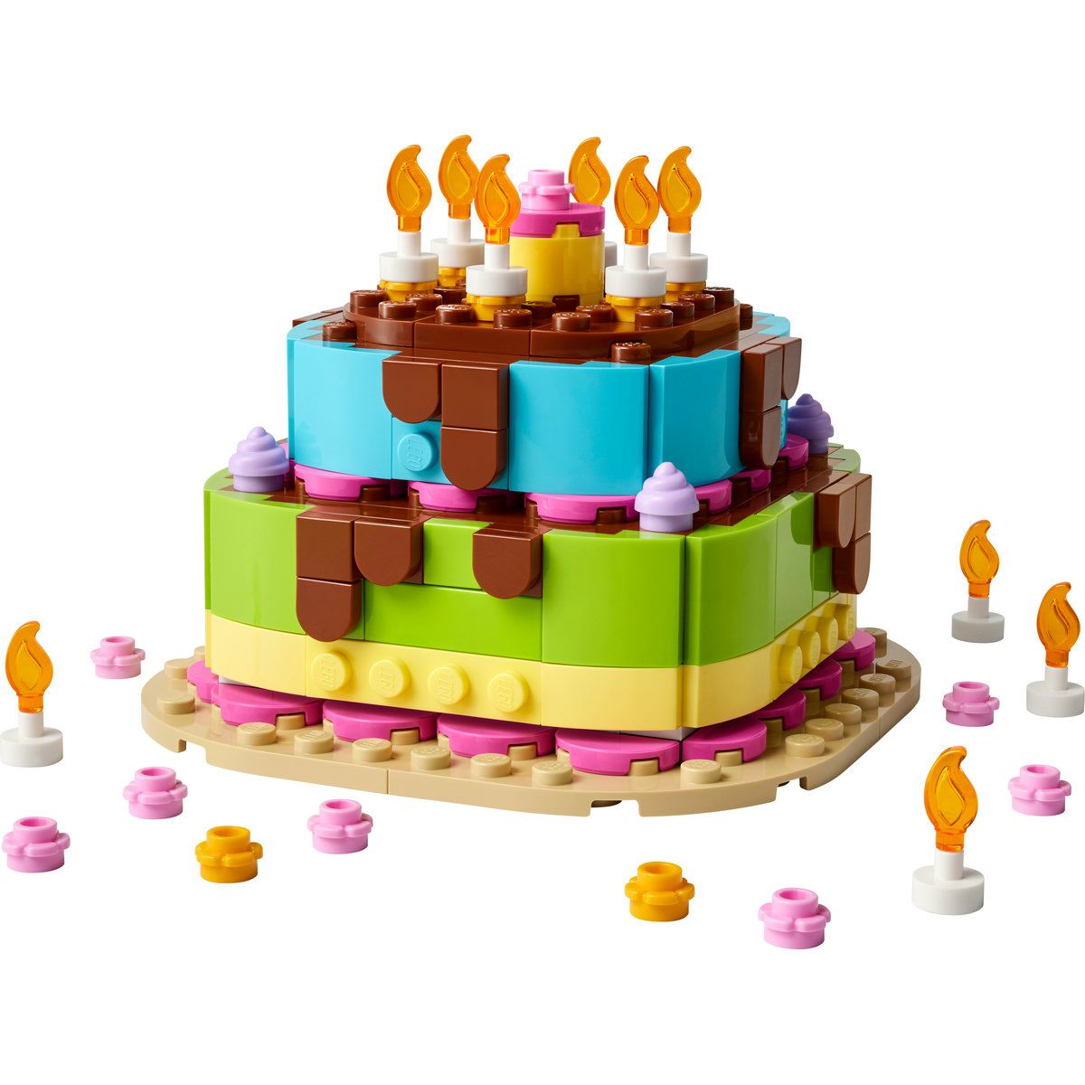 LEGO Tort pentru Petrecerea de Zi de Naștere 40815 - Default Title (3) [ps:d27ad175-7d12-4daf-a8e9-d93724e95245]