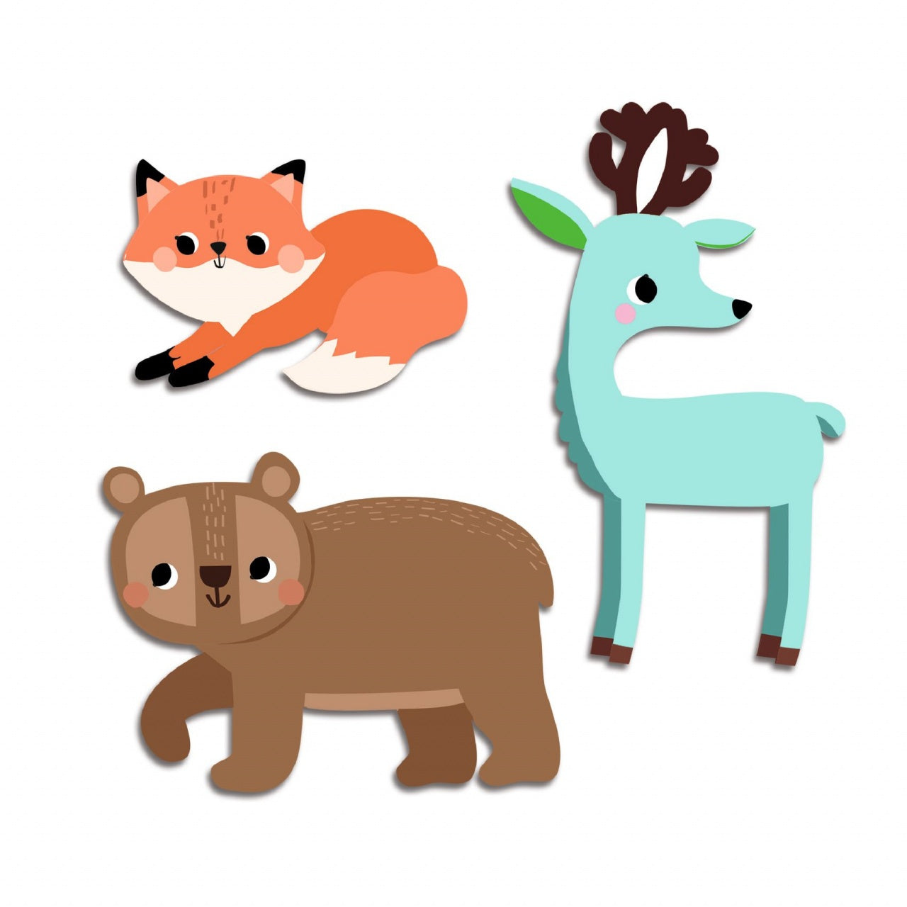 Primele abtibilduri Animale din padure, Djeco [ps:4c7c8bf3-cb21-4948-8413-e8af7d14e681]