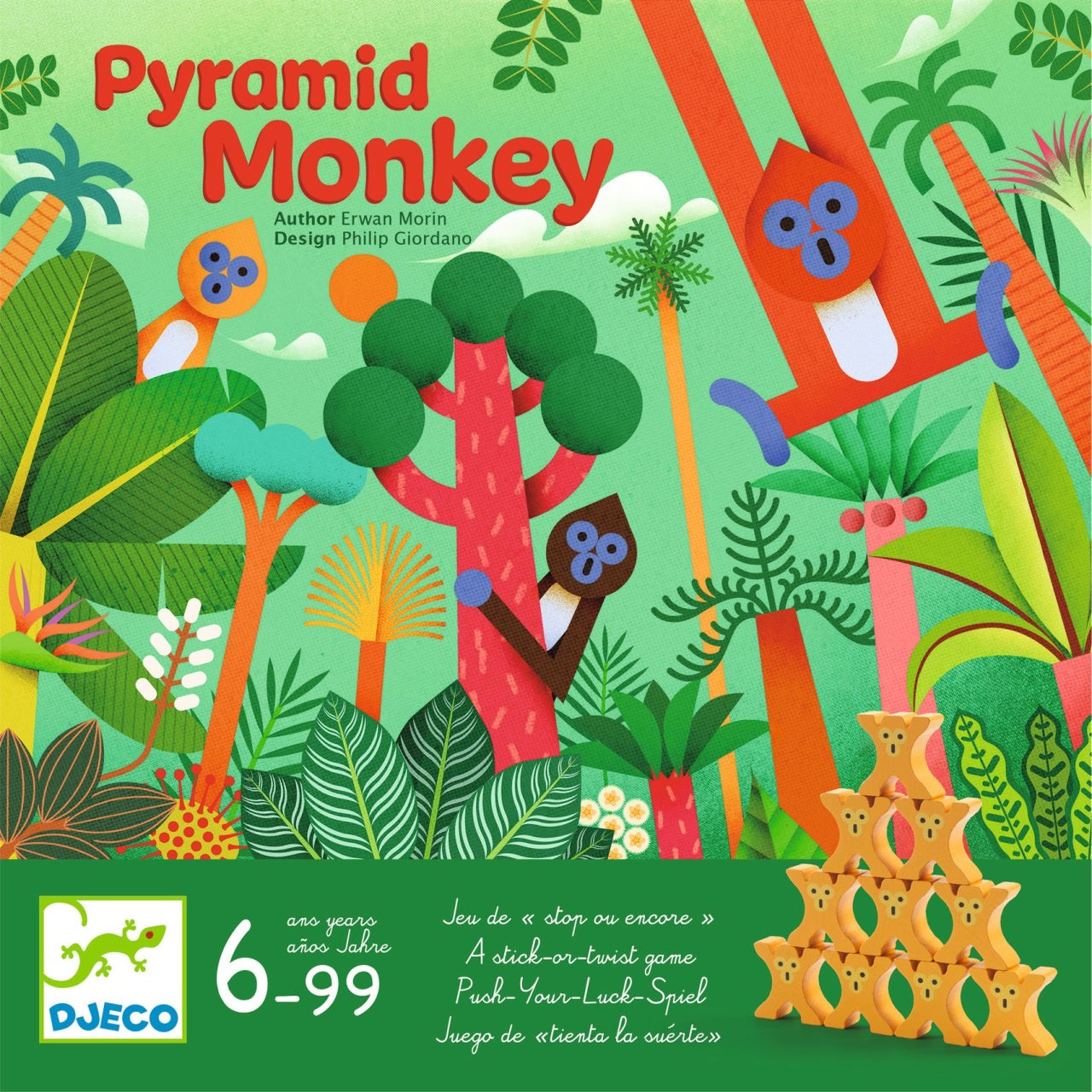 Joc de societate Pyramid Monkey, Djeco - Imagine 2 [ps:9fae1e67-26d8-4654-94c3-4e5f8ce31013]