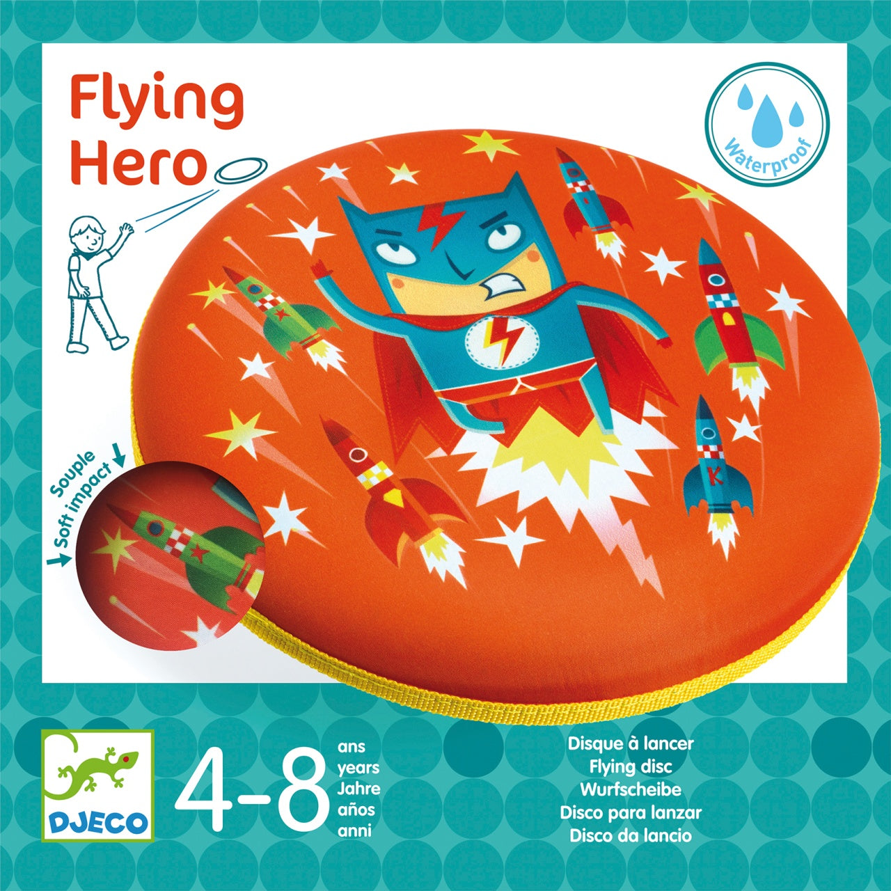 Disc frisbee Erou in zbor, Djeco - Imagine 5 [ps:fd6716f3-73f1-4337-b351-8e4f8922010c]