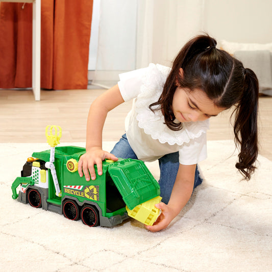 DICKIE TOYS CAMION DE RECICLARE CU LUMINI SI SUNETE 39CM - Imagine 4 [ps:c86ce3b4-a7d2-4ed5-90fc-d05ec94dba23]