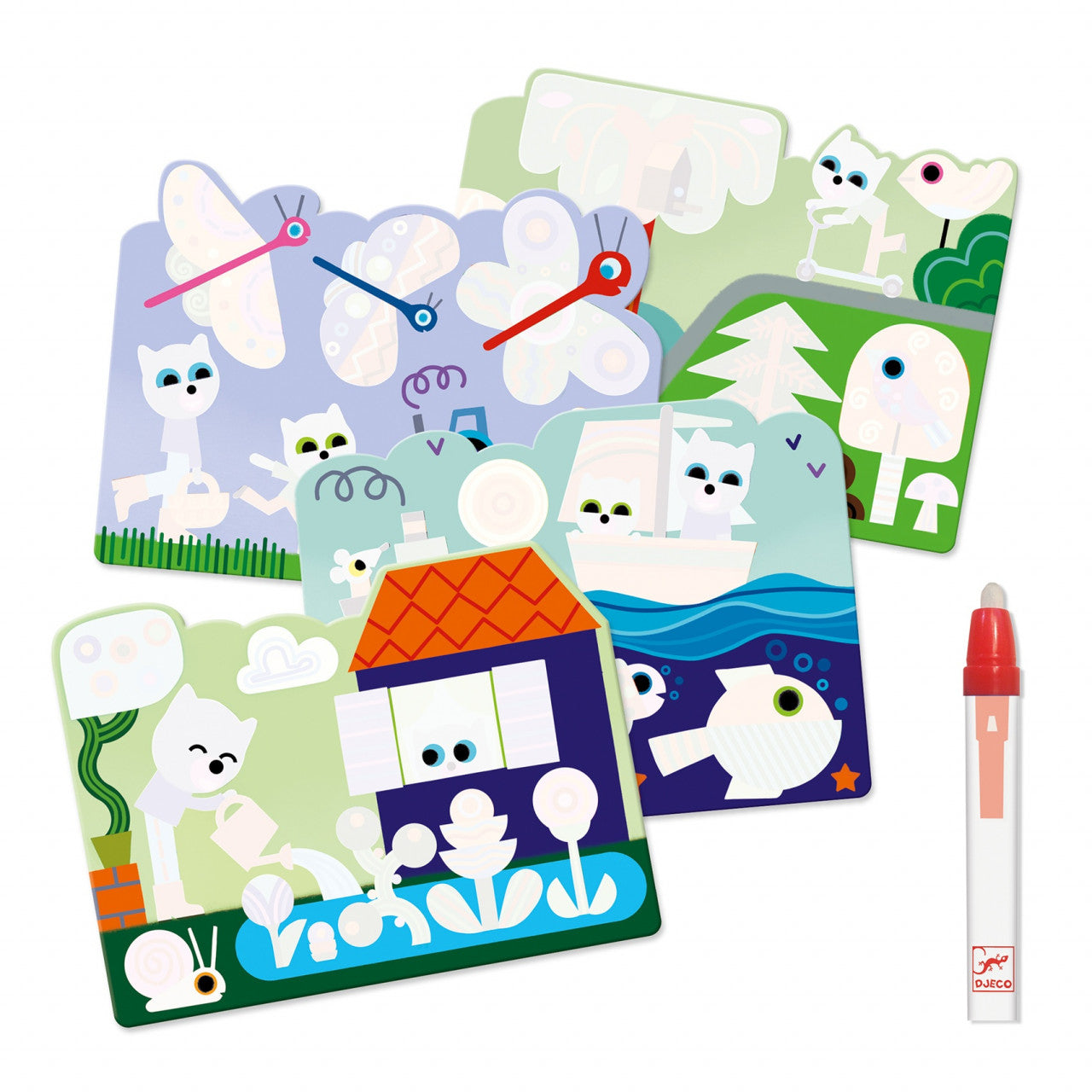 Set pictura cu apa In gradina, Djeco - Imagine 3 [ps:09da711f-6a48-4e36-b165-eabe885d8b2e]
