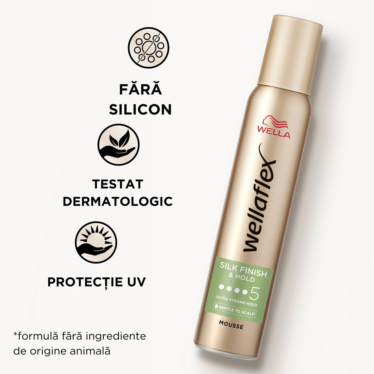 WELLAFLEX Silk Finish & Hold, spuma de par, pentru - Imagine 6 [ps:cd18b685-e3f6-4b74-b46f-fca17c85e2e1]