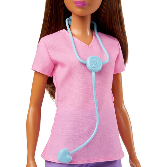 PAPUSA BARBIE ASISTENTA MEDICALA SATENA Mattel - Imagine 4 [ps:a0a0525e-ec88-4a54-817d-f9f2c0bdc14c]