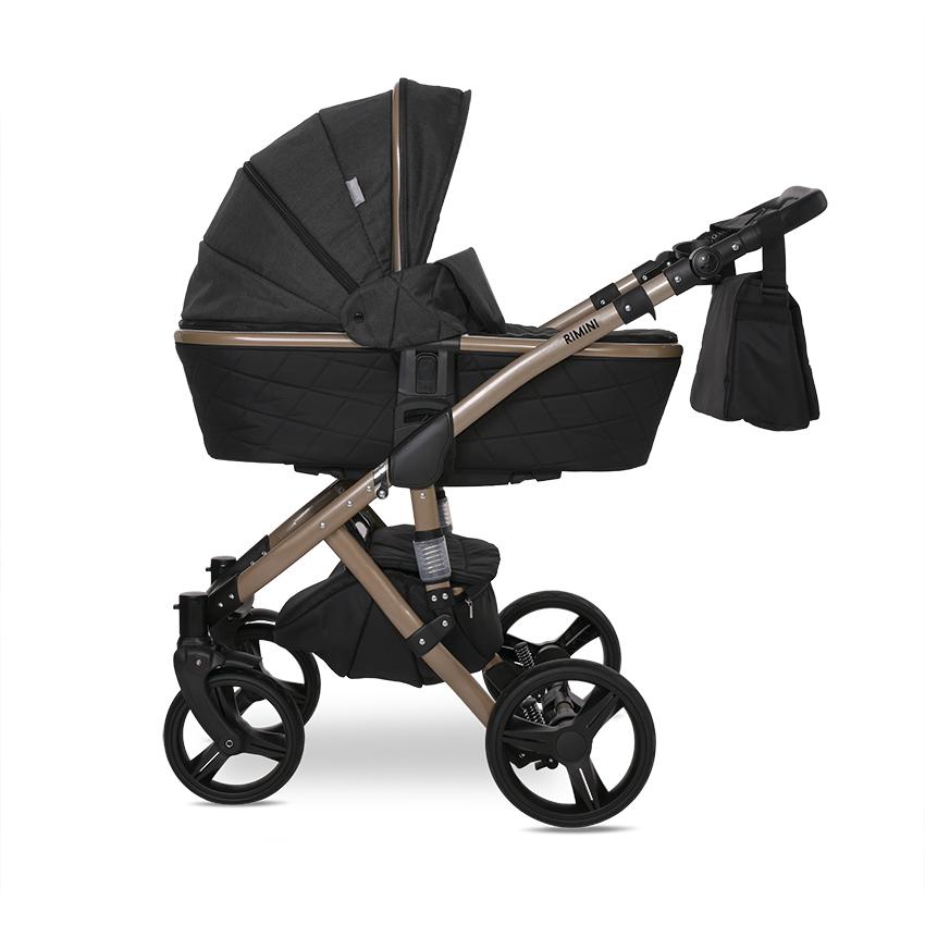 Cărucior Set Lorelli Rimini Premium, Galben-Negru - Negru (3) [ps:ae192c99-6698-4426-8f98-c01a68d1027c]