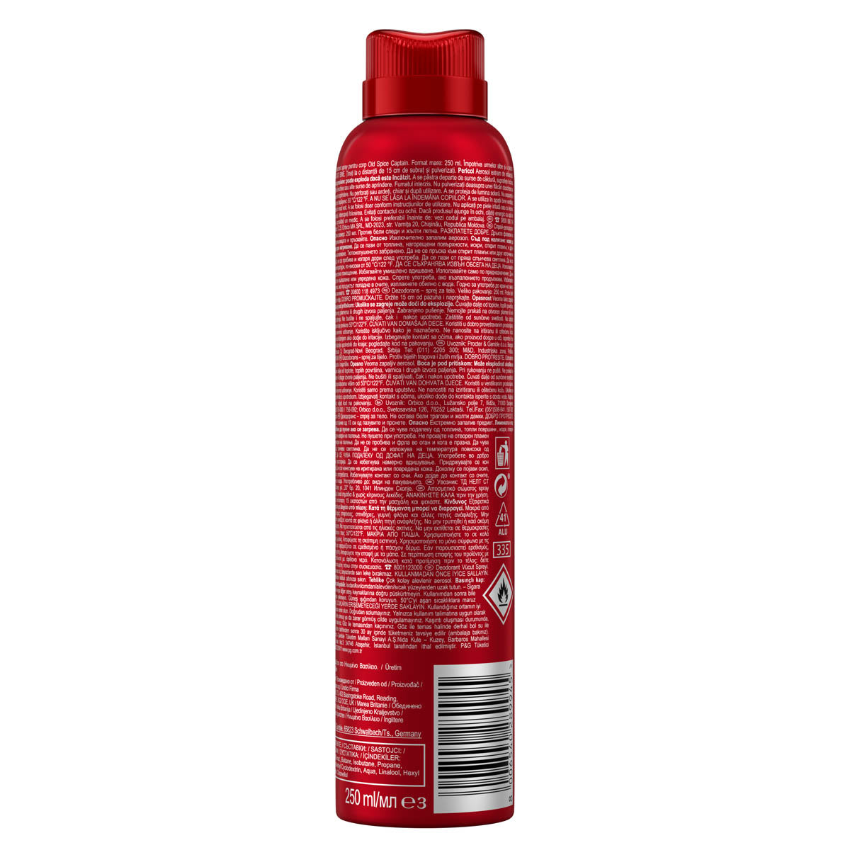 OLD SPICE Captain, deodorant antiperspirant, spray, 250 ml - Imagine 2 [ps:0928429e-49dc-489c-ac2e-2491b0561b2a]