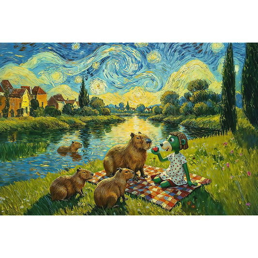 PUZZLE TREFL 100 FAMILIA TREFLIK INSPIRAT DE ARTA - Imagine 2 [ps:36cede14-4548-45ce-8952-aa30d421aa78]
