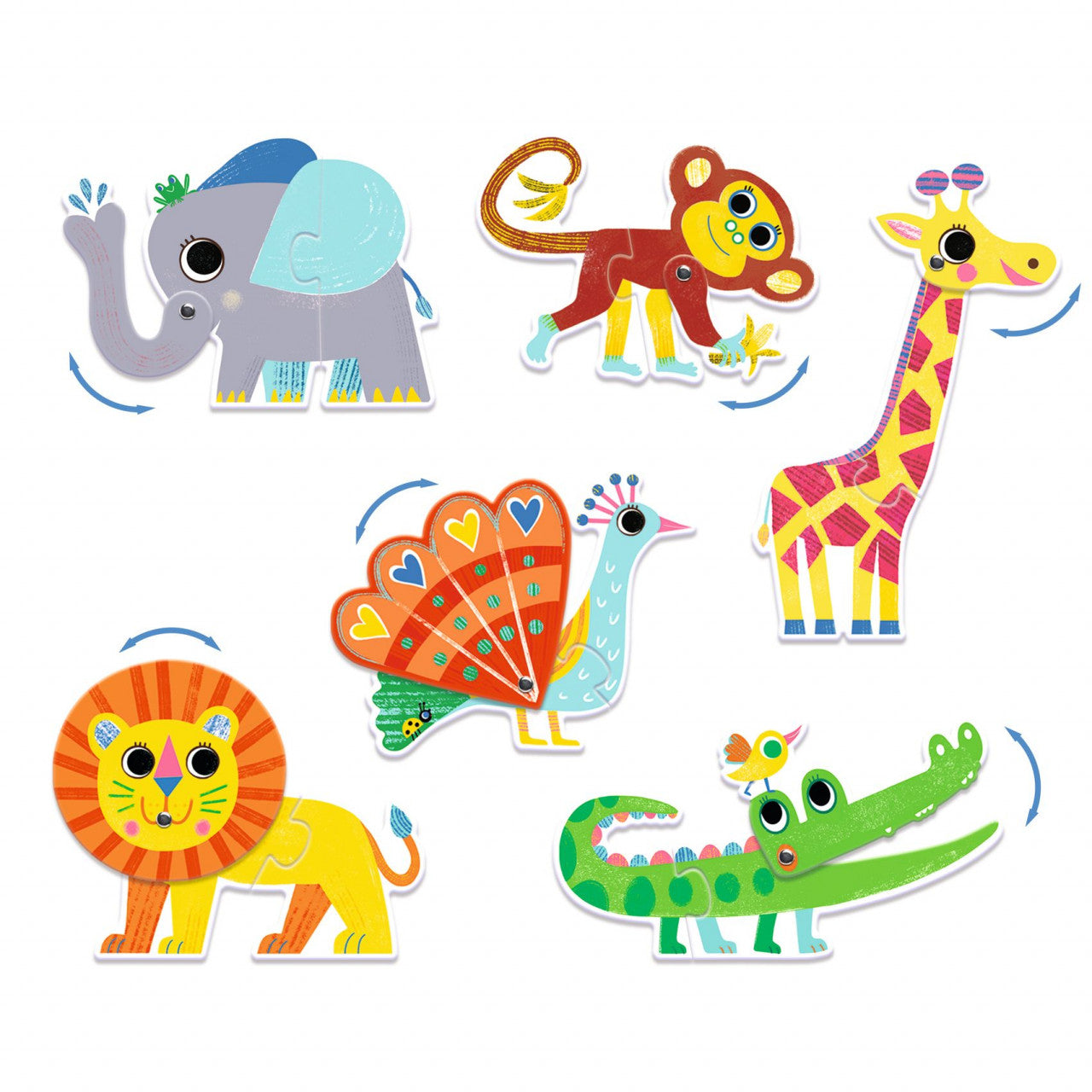 Puzzle duo Articulo Animo, Djeco - Imagine 2 [ps:7191bf0f-bbf7-45ec-ab81-a80d3068d99d]