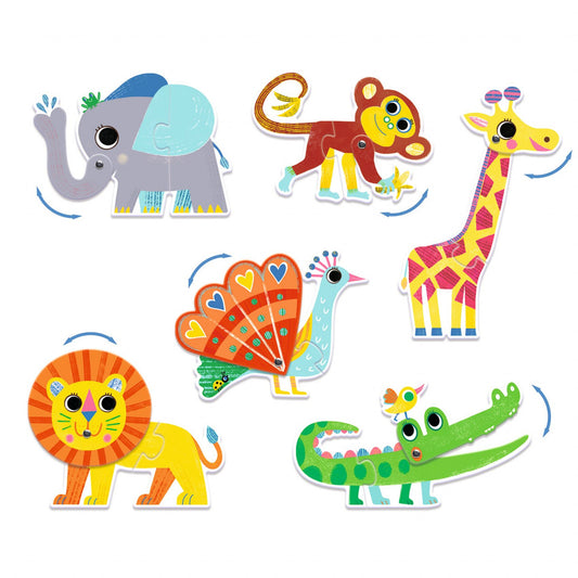 Puzzle duo Articulo Animo, Djeco - Imagine 2 [ps:7191bf0f-bbf7-45ec-ab81-a80d3068d99d]