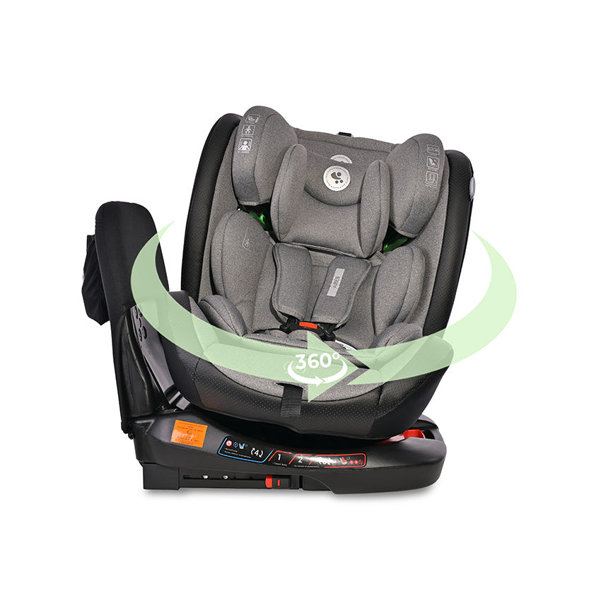 Scaun Auto Lorelli Ares i-Size, Rotativ, 0-12 ani, Pink - Grey/Black (3) [ps:e1d73c3d-1f05-434e-a9fd-31ccbf5525da]