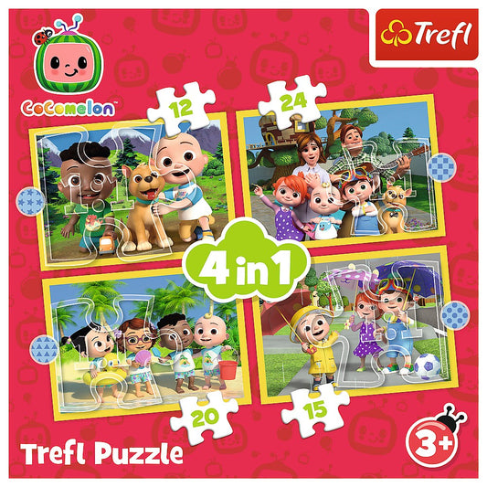 PUZZLE TREFL 4IN1 COCOMELON PREZENTAREA FAMILIEI - Imagine 6 [ps:f2ae3ec5-6a33-4abb-9c06-57ea57906fd9]