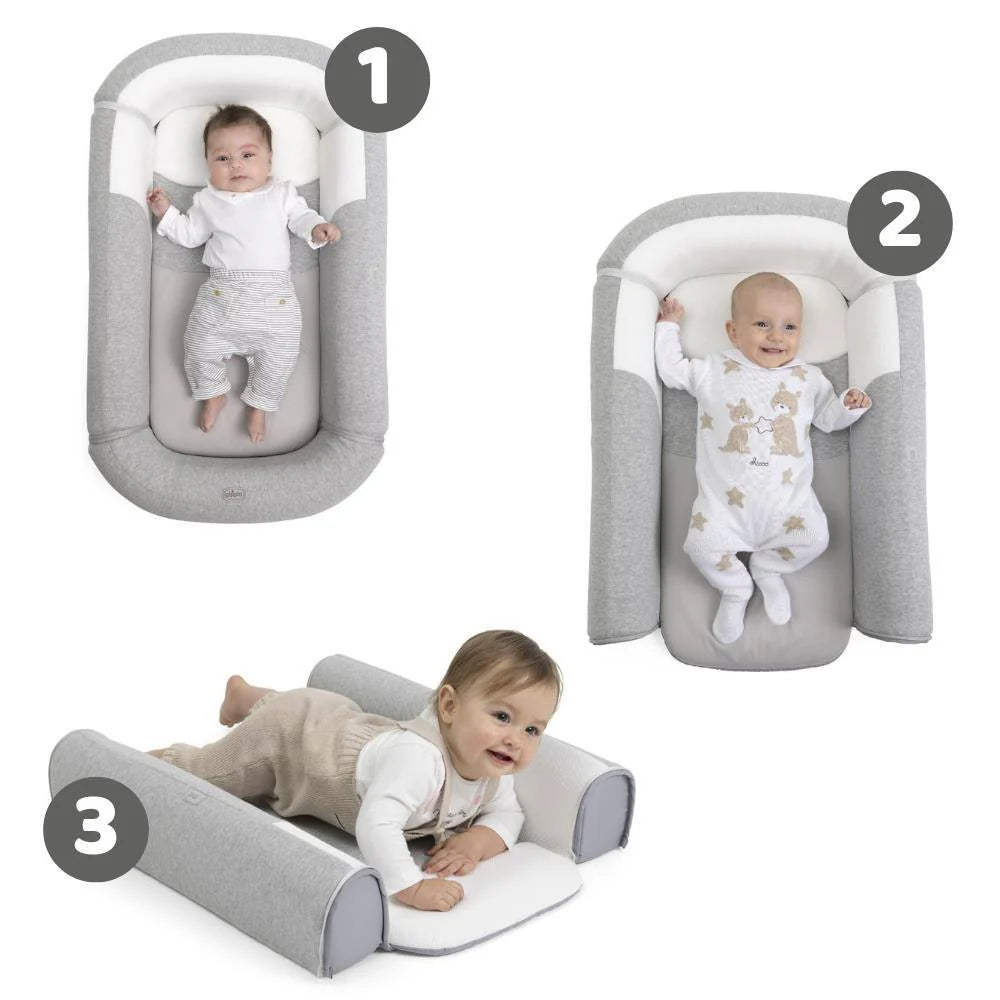Babynest multifunctional 3 in 1 Chicco Mommy Pod, Grey 0 - Gri (3) [ps:f05dc38d-af90-4454-a2e7-c6eb151af8ea]