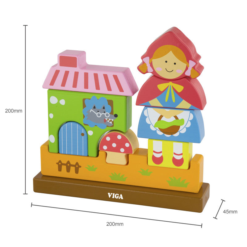 Puzzle magnetic Scufita Rosie, Viga [ps:bf398690-e06d-4a6b-b4ec-eaf45d4417c9]