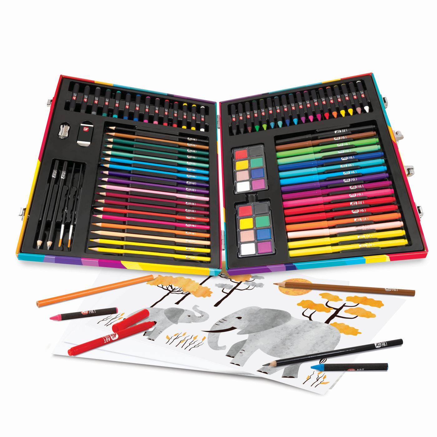 HAPPI HOBBI ART CASE SET DE DESEN DELUXE CU 100 DE - Imagine 2 [ps:7bf2f965-e479-4e6b-9a03-ea6d4a55df41]