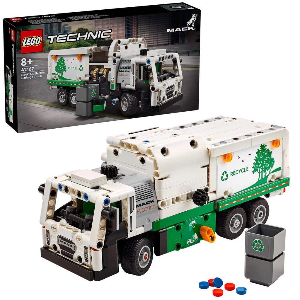 LEGO TECHNIC AUTOGUNOIERA MACK LR ELECTRIC 42167 - Imagine 6 [ps:3af0e5b3-013b-4a3e-815a-492be33c1c90]