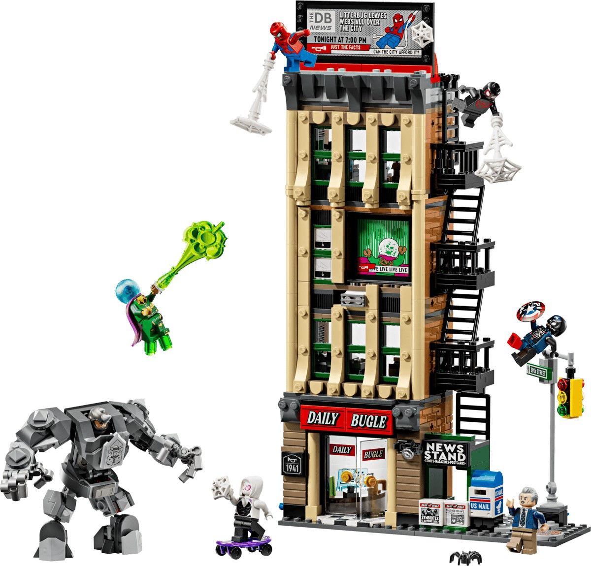 LEGO MARVEL OMUL PAIANJEN VS MYSTERIO DAILY BUGLE 76342 - Default Title (3) [ps:b08239d6-c015-41a3-895d-3ea30ace4b95]