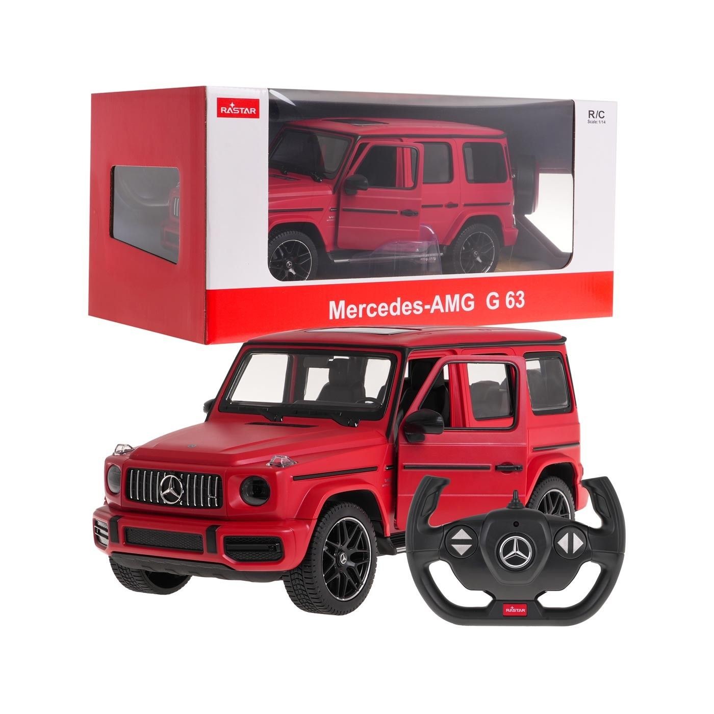 MASINA CU TELECOMANDA MERCEDES-BENZ G63 ALB SCARA 1 LA - Roșu (3) [ps:5f44eecc-f58e-4a5d-bff7-6b330cf2549a]