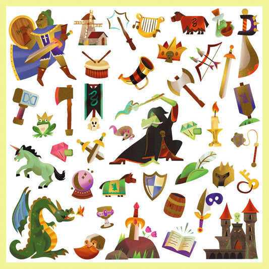 Abtibilduri Fantezie medievala, Djeco - Imagine 3 [ps:9e2ae4d4-3814-454c-a180-8110523a8a33]