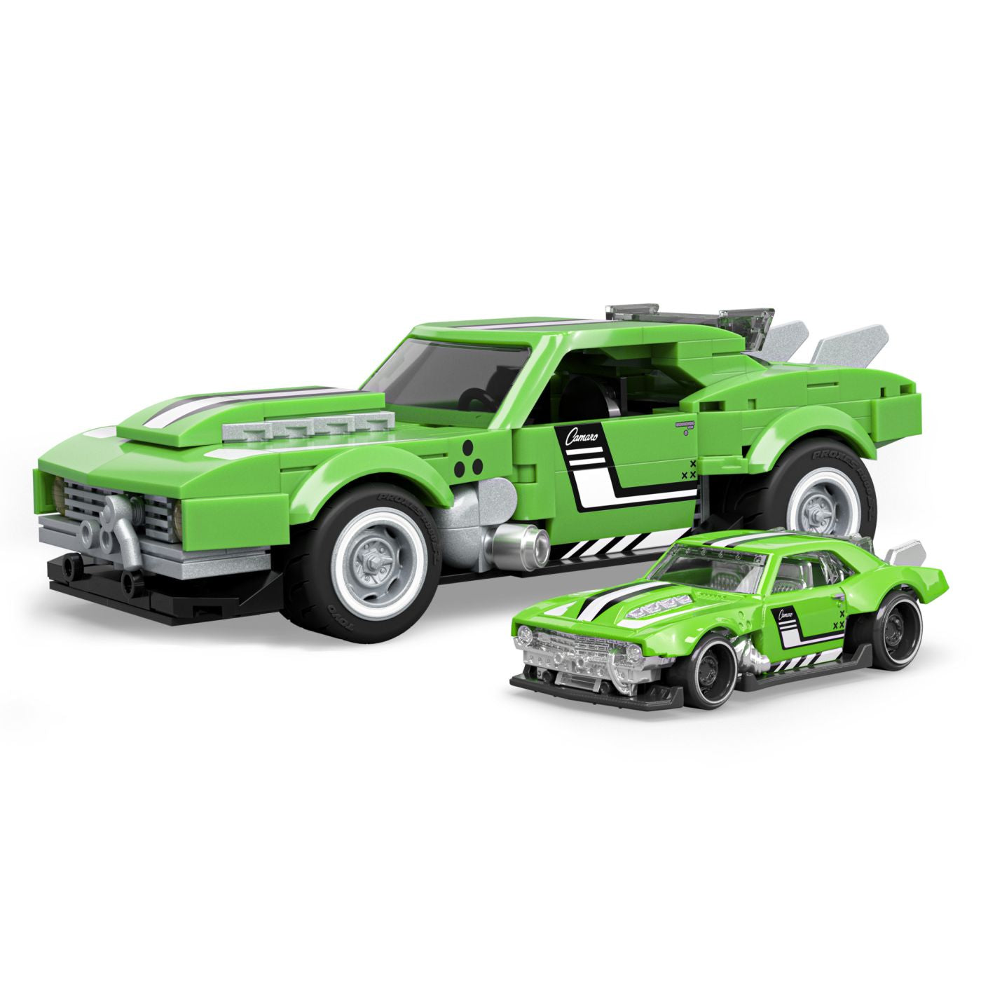 HOT WHEELS SPEED SERIES SET DE CONSTRUCTII CAMARO BY - Imagine 3