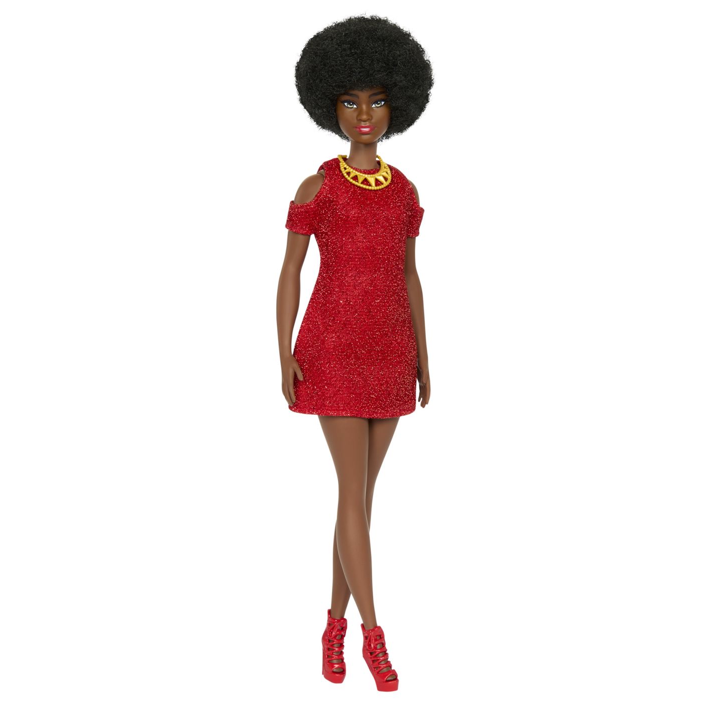 BARBIE FASHIONISTAS PAPUSA BARBIE MULATRA CU PAR AFRO [ps:ad86273a-4cd0-448b-b8d5-5b746ae476c1]