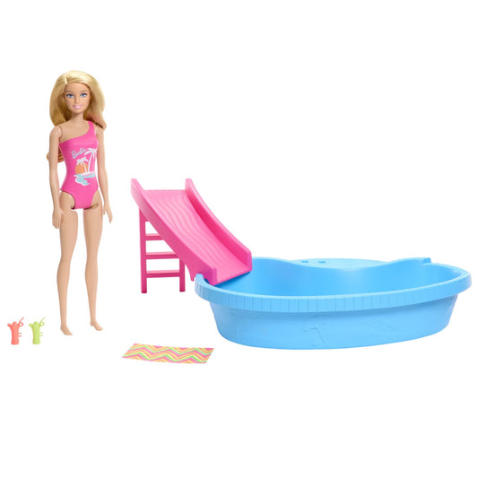 BARBIE SET PAPUSA BARBIE BLONDA SI PISCINA Mattel - Imagine 5 [ps:ab0253ba-efce-40d8-acf3-23ff8958fb5e]