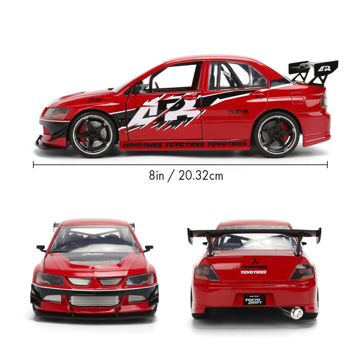 Mașinuță Metalică Mitsubishi Lancer Evolution IX Jada 1:24 - Default Title (3) [ps:e405f10a-929e-472e-9e80-70bb6444b1ff]